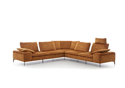 W.SCHILLIG Ecksofa valentinoo 16540 Stoff S 41/52 cognac