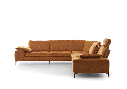 W.SCHILLIG Ecksofa valentinoo 16540 Stoff S 41/52 cognac