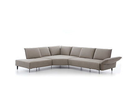 W.SCHILLIG Ecksofa bonnie 16660 Stoff S37/21 grey - Komfortmöbel24