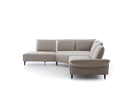 W.SCHILLIG Ecksofa bonnie 16660 Stoff S37/21 grey - Komfortmöbel24