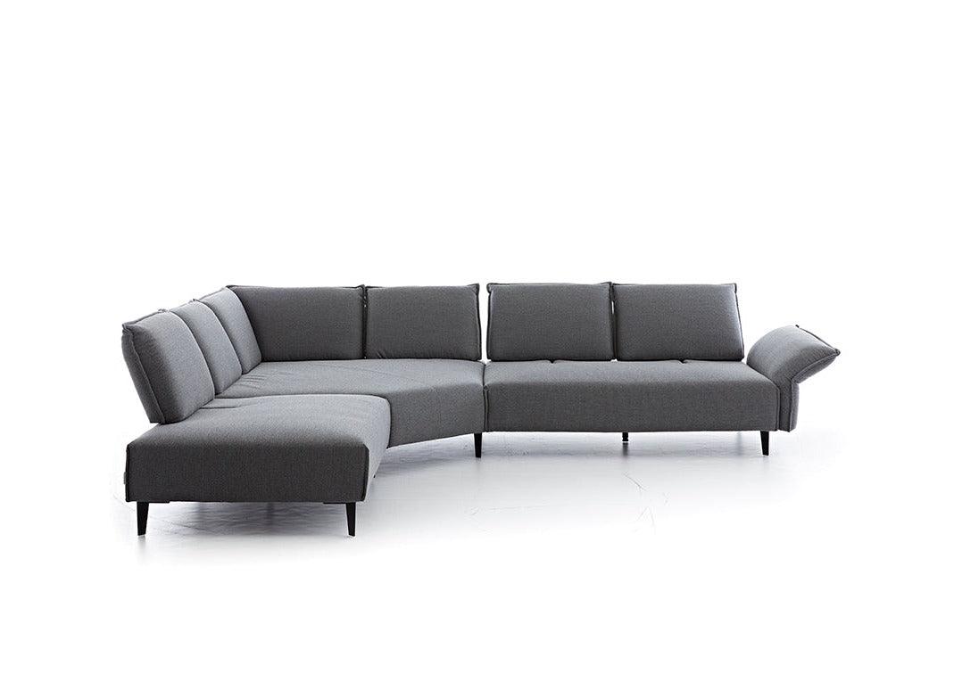 W.SCHILLIG Ecksofa bonnie 16660 Stoff W82/94 anthracite