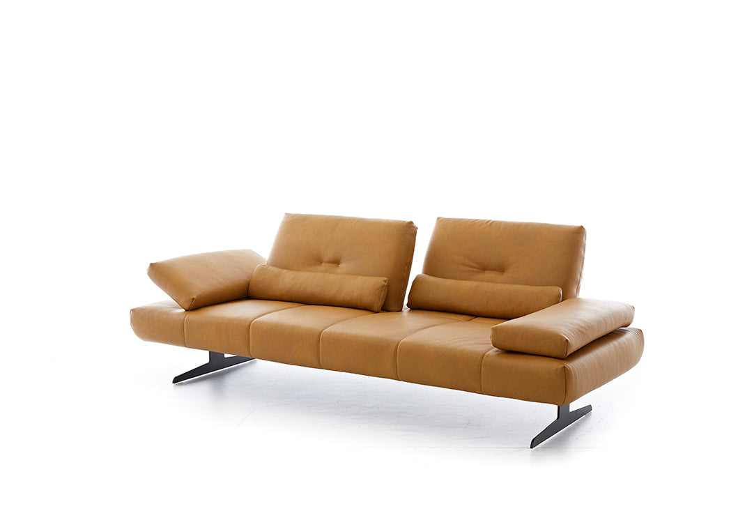 W.SCHILLIG Sofa chester 16790 NL80 Leder Z75/52 kurkuma