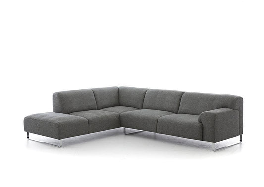 W.SCHILLIG Ecksofa alessiio 20550 Stoff C19/95 black & grey