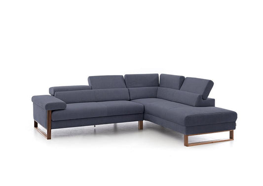 W.SCHILLIG Ecksofa finn 20974 Stoff S37/28 dark blue