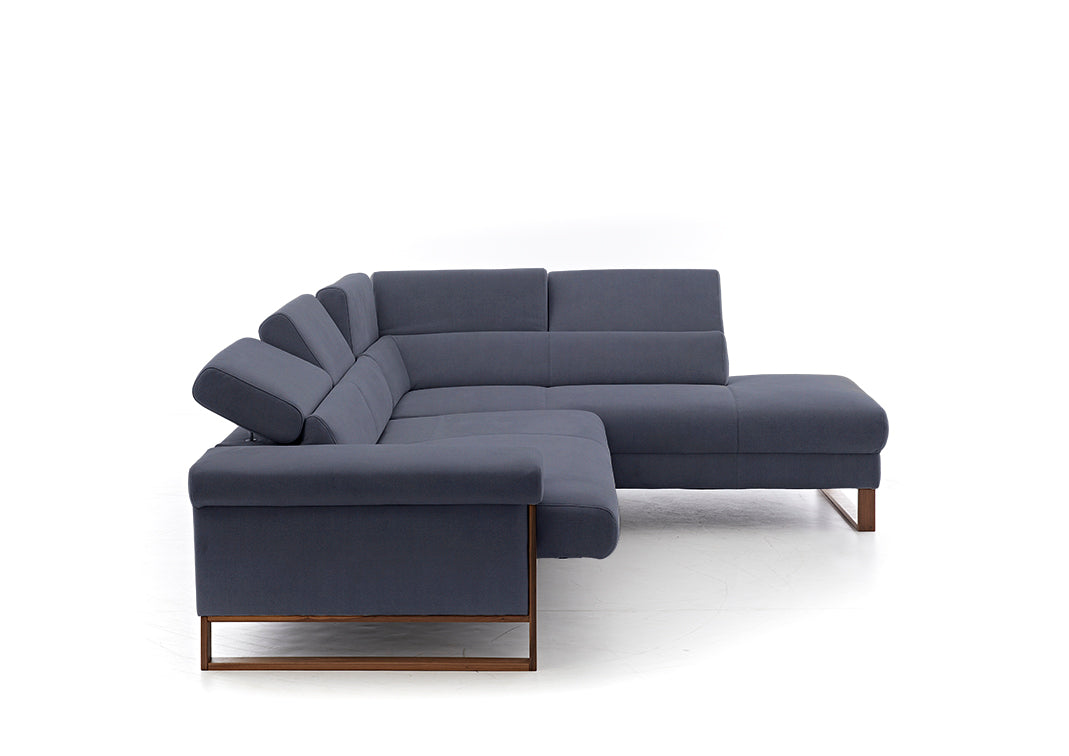 W.SCHILLIG Ecksofa finn 20974 Stoff S37/28 dark blue