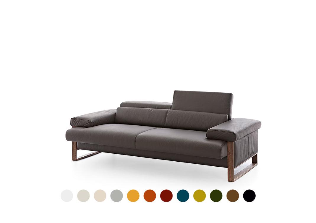 W.SCHILLIG Sofa finn 20974 N80 Leder Z59 (Farbe wählbar) - Sofa