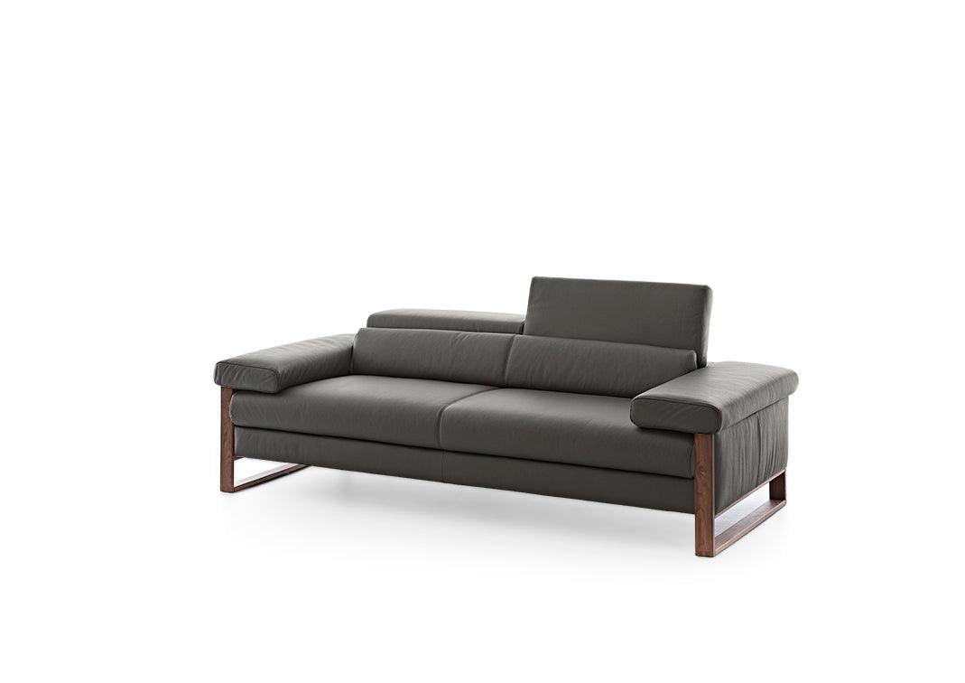 W.SCHILLIG Sofa finn 20974 N80 Leder Z73 (Farbe wählbar) - Sofa