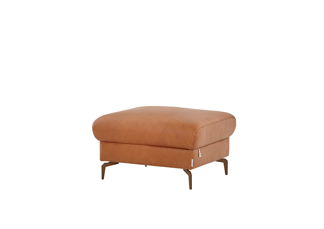 W.SCHILLIG Hocker piedroo 21106 G70 Leder Z69/50 cognac