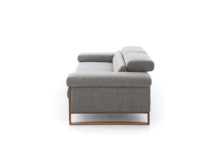 W.SCHILLIG Sofa finn 20974 N80 Stoff S22/23 grey - Komfortmöbel24