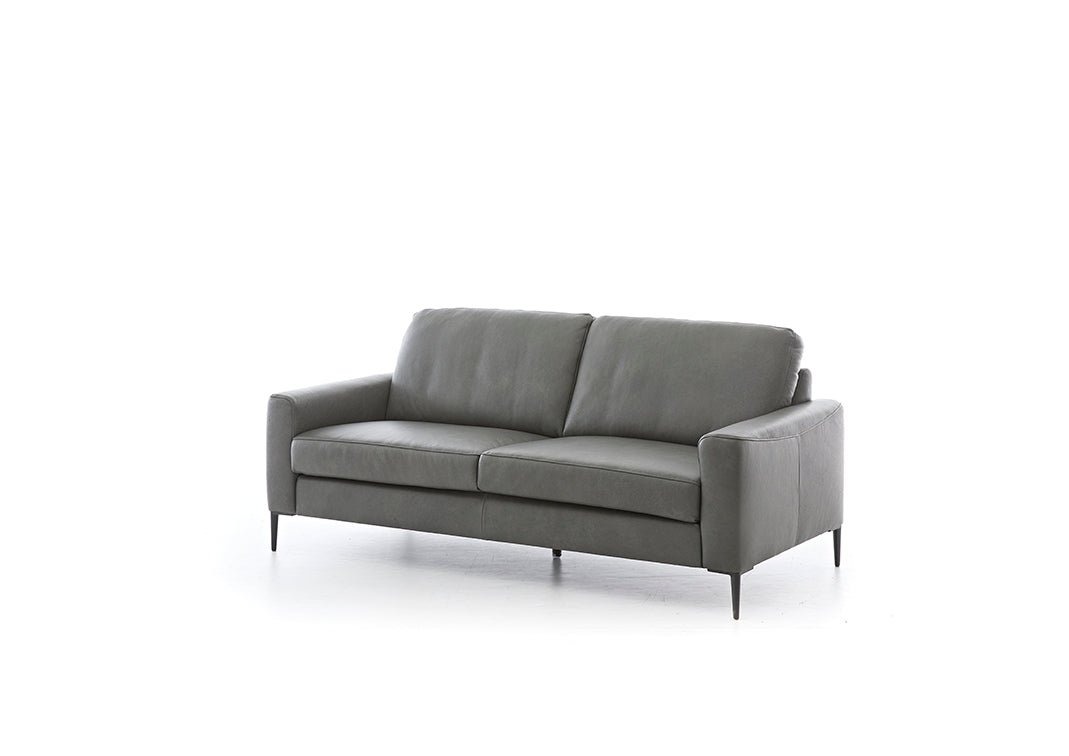 W.SCHILLIG Sofa aleXx 22850 NH80 in Leder Z75/95 anthracite - Komfortmöbel24