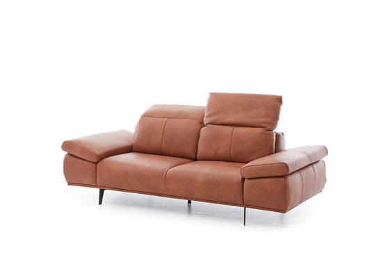 W.SCHILLIG Longchair levi 24405 N70 Leder Z75/50 cognac