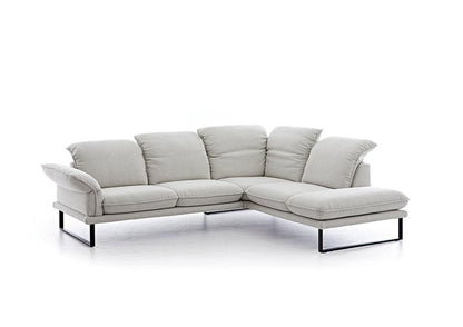 W.SCHILLIG Ecksofa sherry 24600 Stoff V 34/21 silver