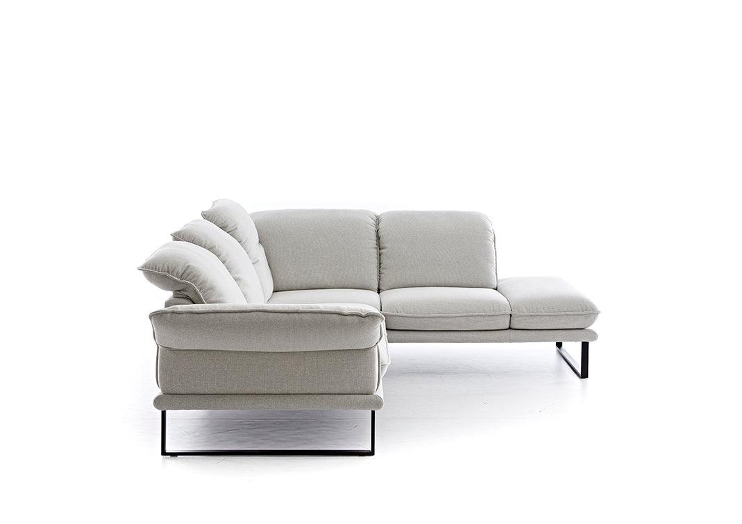 W.SCHILLIG Ecksofa sherry 24600 Stoff V 34/21 silver