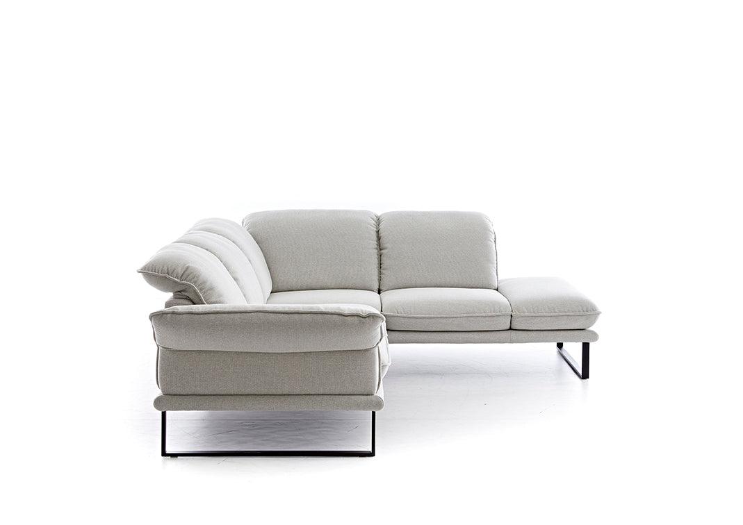 W.SCHILLIG Ecksofa sherry 24600 Stoff V 34/21 silver