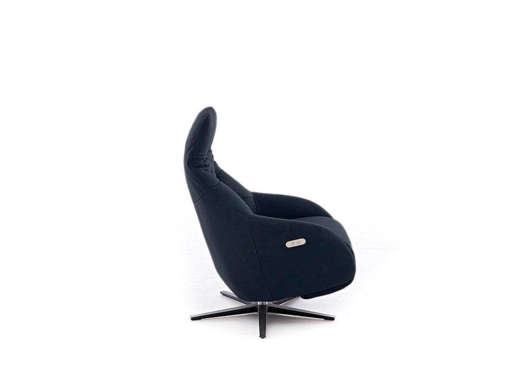 W.SCHILLIG Sessel 32702 filippoo Leder Z 78/28 navy - Sessel