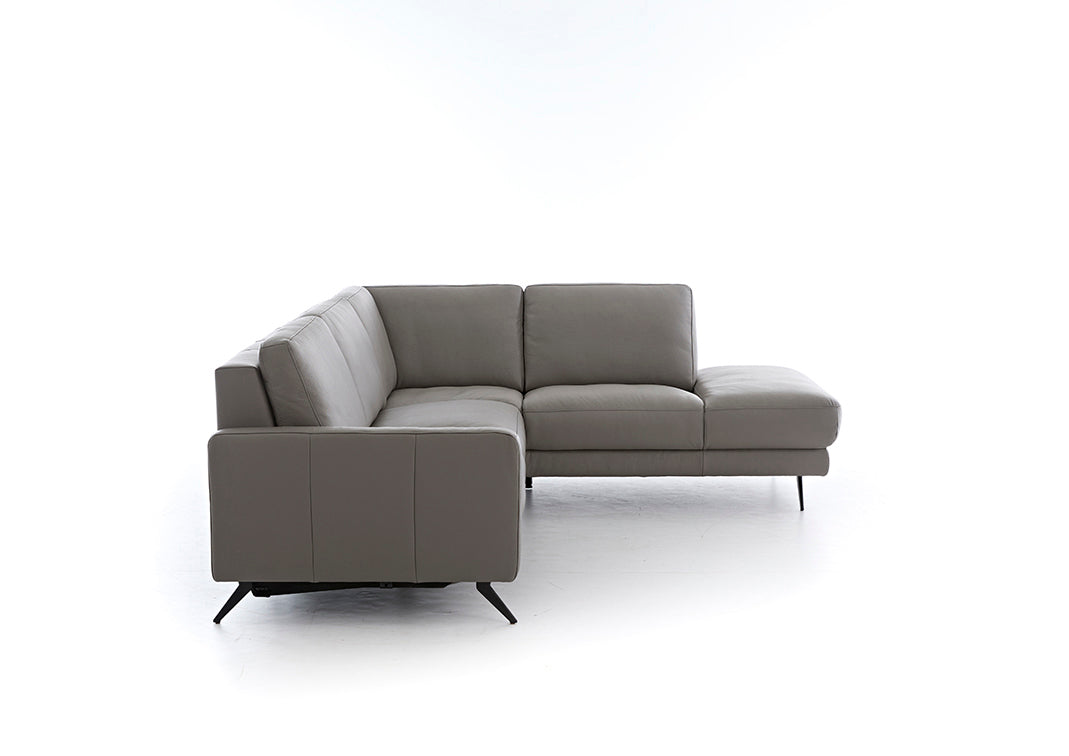 W.SCHILLIG Ecksofa louis 36130 in Leder Z66/22 elephant - Komfortmöbel24