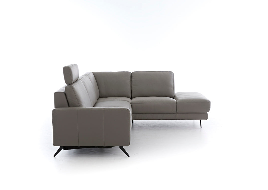 W.SCHILLIG Ecksofa louis 36130 in Leder Z66/22 elephant - Komfortmöbel24