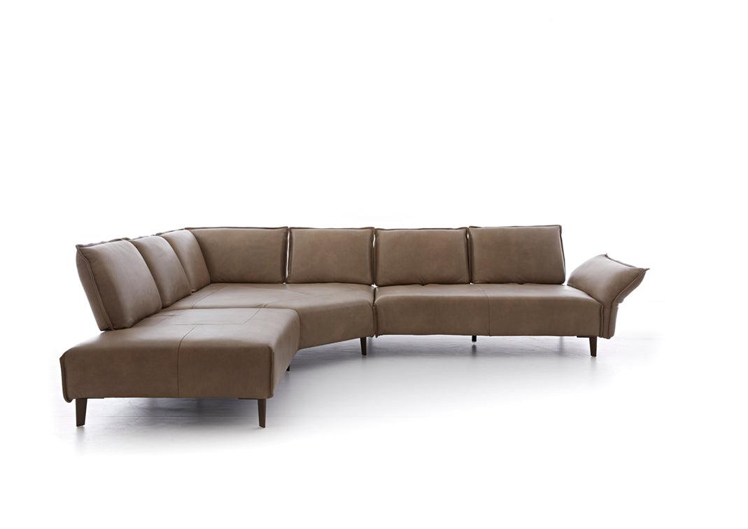 W.SCHILLIG Ecksofa bonnie 16660 Leder Z75/49 sand