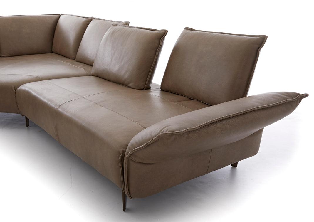 W.SCHILLIG Ecksofa bonnie 16660 Leder Z75/49 sand