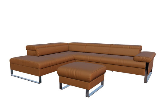 W.SCHILLIG Ecksofa finn 20974 Leder Z73/55 cognac