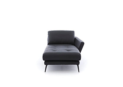 W.SCHILLIG Longchair softy 12301 Leder Z59/99 schwarz