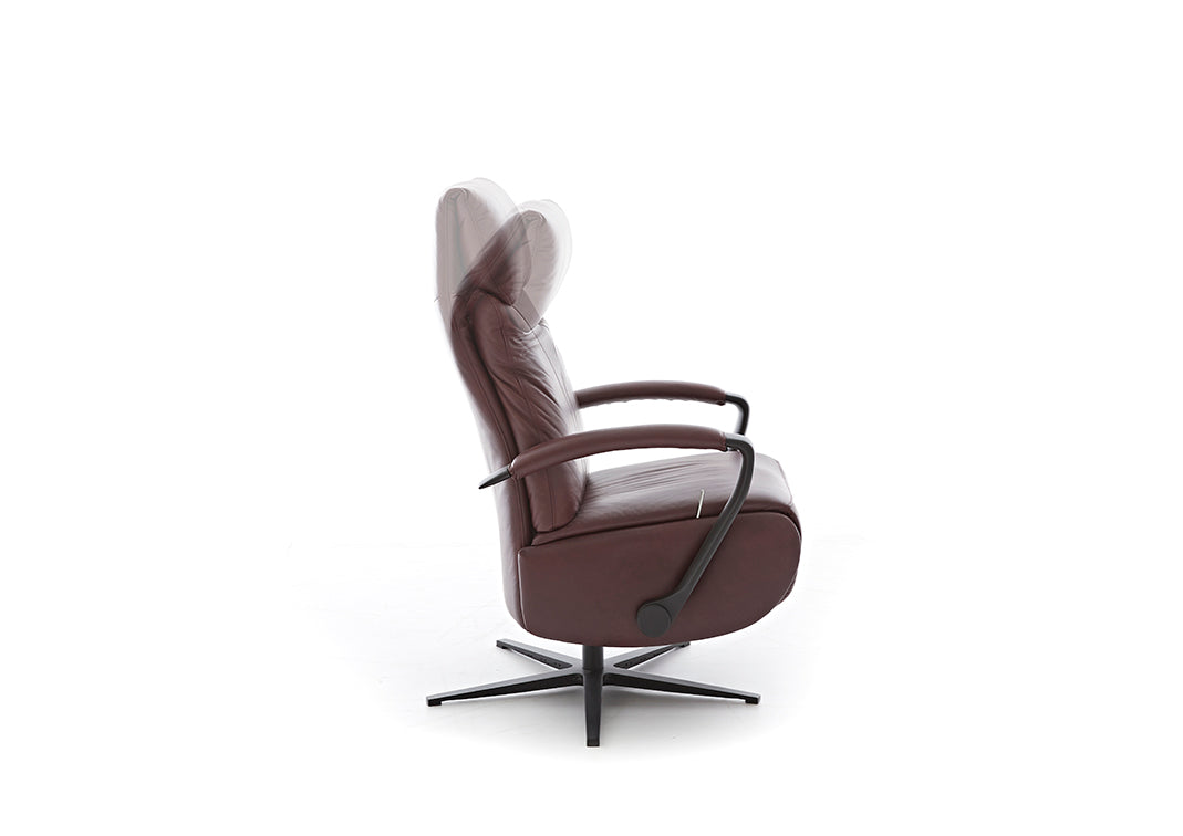 W.SCHILLIG Relax-/Funktionssessel «rumbaa» 32632 MM50 in Leder Z69/13 burgundy - Komfortmöbel24