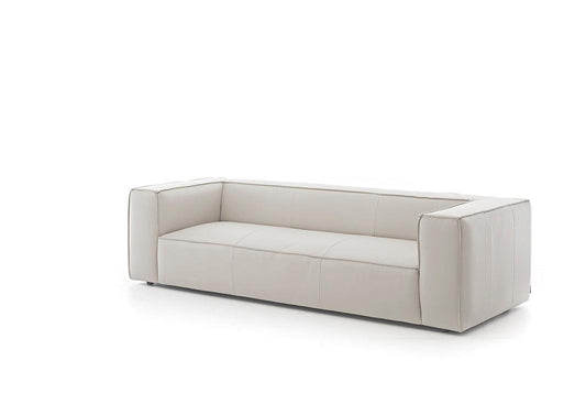 W.SCHILLIG Sofa around-the-block 18050 N100 Leder Z59/42 weiss