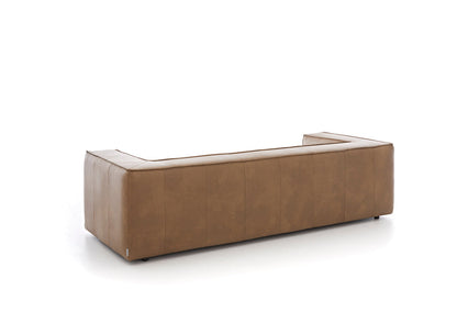 W.SCHILLIG Sofa «around-the-block» 18050 N100 in Leder Z69/21 fango - Komfortmöbel24
