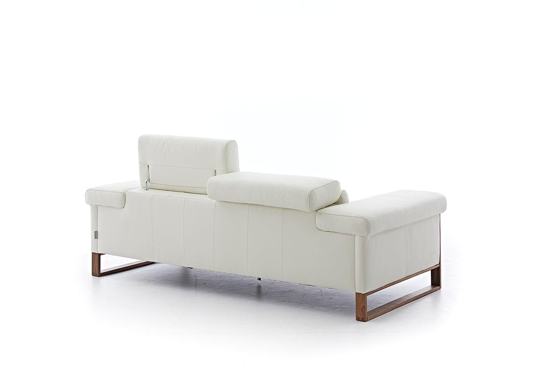 W.SCHILLIG Sofa finn 20974 N70 Leder Z59/42 weiss