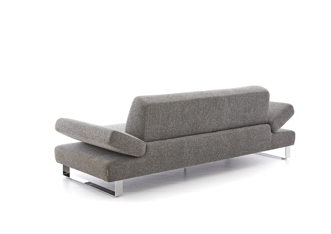 W.SCHILLIG Sofa «taboo» 22070 PF in Stoff S22/23 grey - Komfortmöbel24